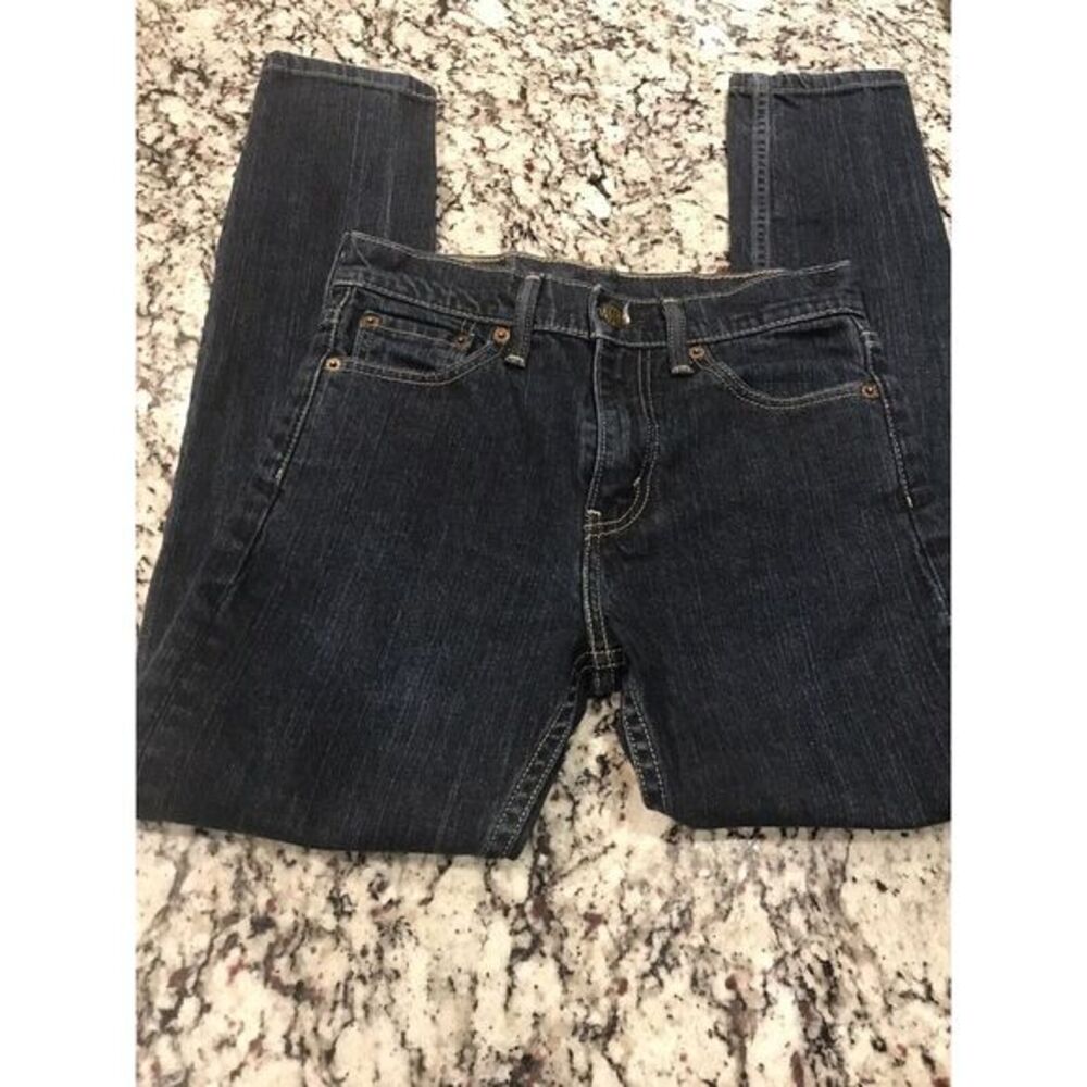 Levi's 510 Measures 26x27 Dark Wash Blue Jeans Skinny Fit Stretch Denim Cotton - Picture 5 of 10